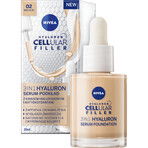 Nivea Hyaluron Cellular Filler 3in1, Serum-Primer, natürliche Farbe, 30 ml