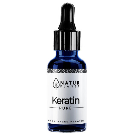 Natur Planet Keratin Pure, kératine hydrolysée, 30 ml