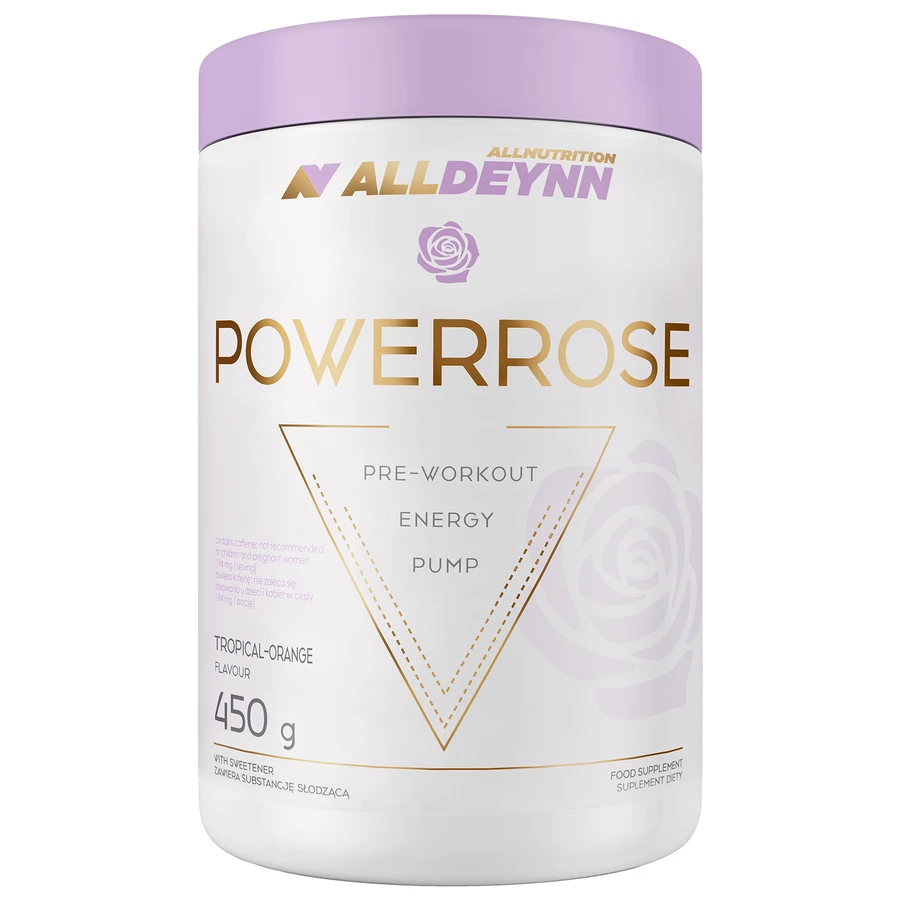 Allnutrition Alldeynn PowerRose, tropisch-orange Geschmack, 450 g