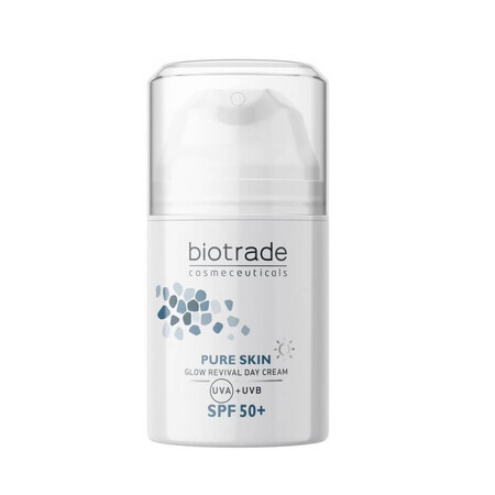 Biotrade Pure Skin Day Brightening Cream mit Niacinamid und Hyaluronsäure SPF 50, 50 ml