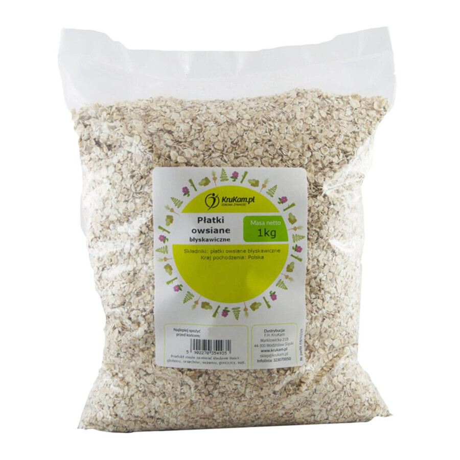 KruKam Instant-Haferflocken, 1 kg