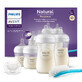 Avent Natural Response, Set mit 4 ansprechenden Flaschen + Reinigungsb&#252;rste + ultraweicher Schnuller, SCD838/11