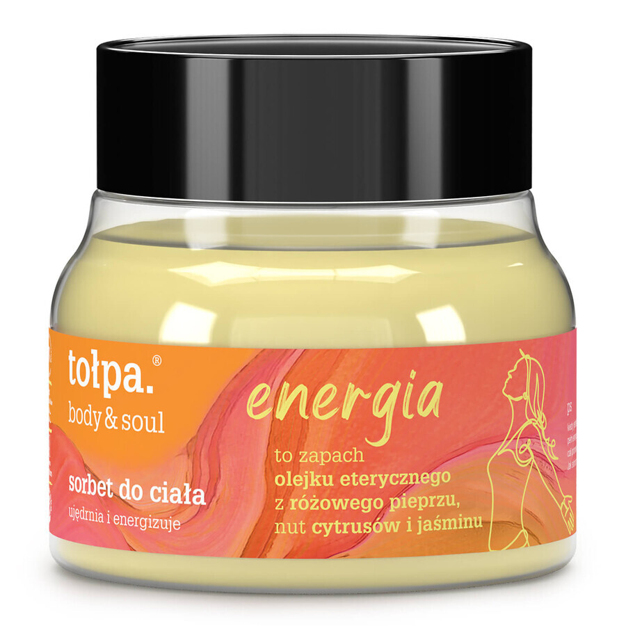 Tolpa Body &amp; Soul Energy, sorbet pour le corps, 250 ml