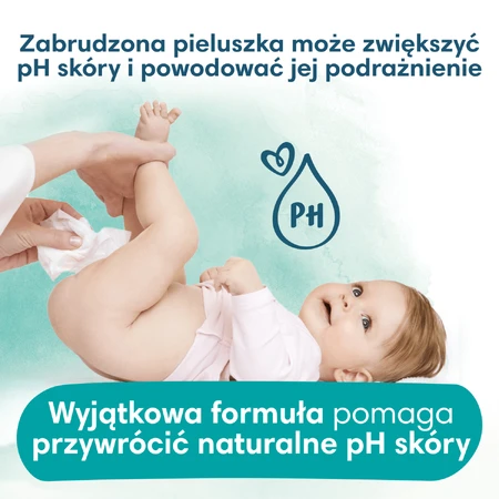 Pampers Harmonie Aqua, toallitas húmedas, 24 x 48 piezas