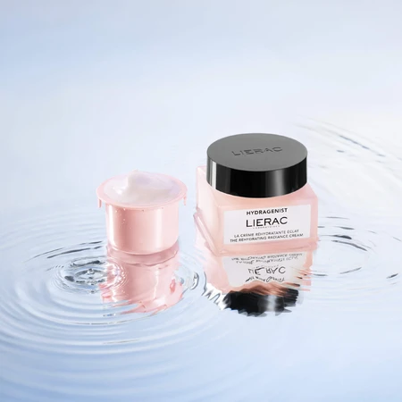 Lierac Hydragenist, feuchtigkeitsspendende, aufhellende Gesichtscreme, Ersatznachfüllpackung, 50 ml