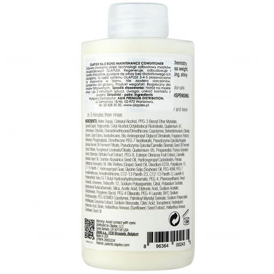 Olaplex Nr. 5, Intensive aufbauende Haarspülung, 250 ml