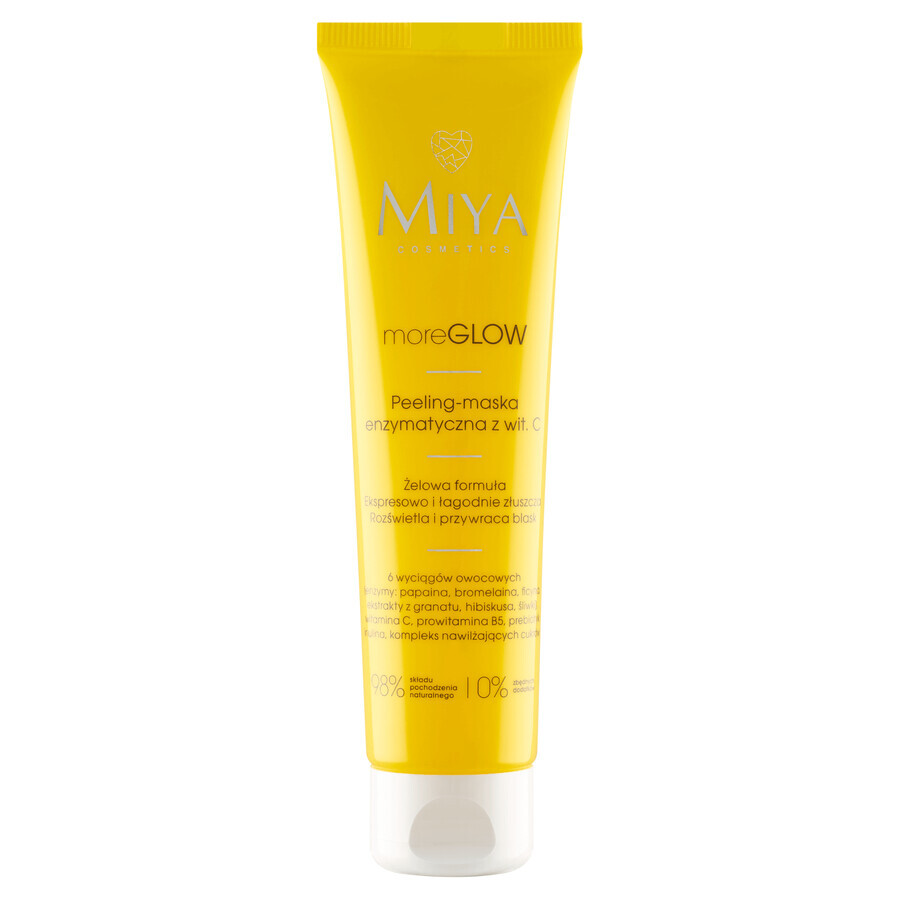 Miya moreGLOW, enzymatic peeling mask with vitamin C, 60 ml