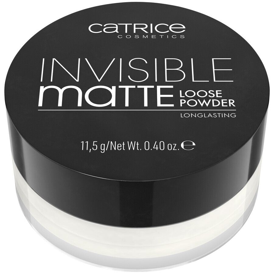 Catrice Invisible Matte, loser mattierender Puder, transparent, 11,5 g