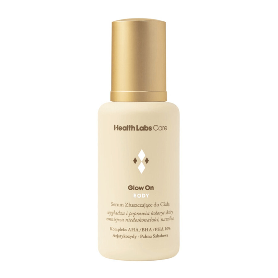 Health Labs Glow On, exfoliating body serum, 100 ml