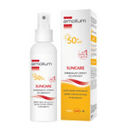 Emolium Sunscreen Set, Mineral Protection Spray for Babies and Adults, SPF 50+, 2 x 100ml + Free Beach Ball