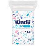 Kindii Pure Set, Wattebäusche für Babys, 3 x 60 Stück