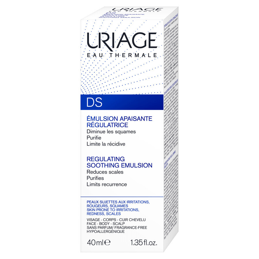 Uriage DS, émulsion pour peaux sensibles, 40 ml