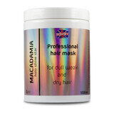 Ronney HoLo Shine Star Macadamia, masque fortifiant pour cheveux secs et affaiblis, 1000 ml