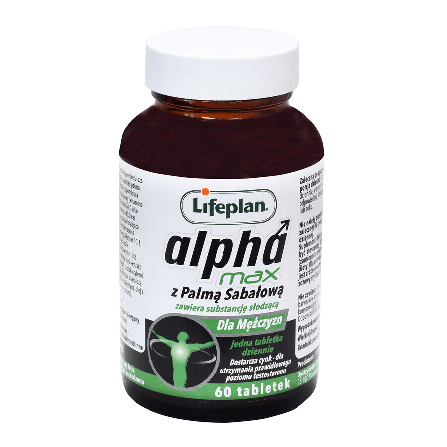 Lifeplan Alpha Max mit Sabal Palm, 60 Tabletten