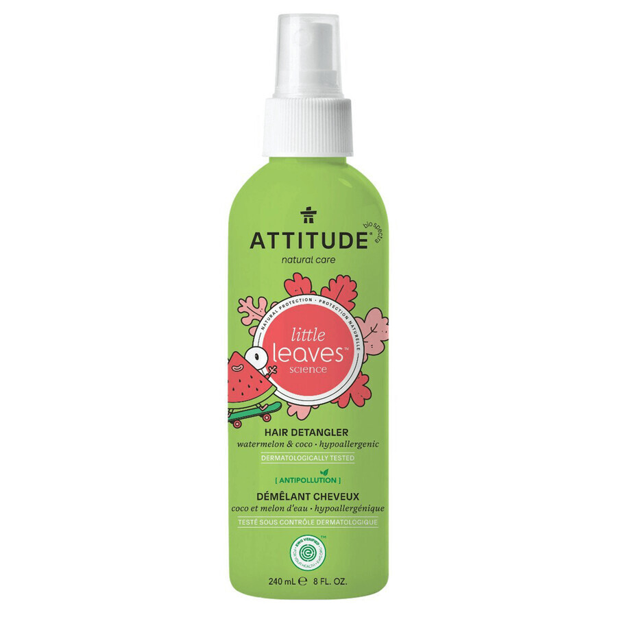 Attitude Natural Care, Haarentwirrungsspray, Wassermelone und Kokosnuss, 240 ml