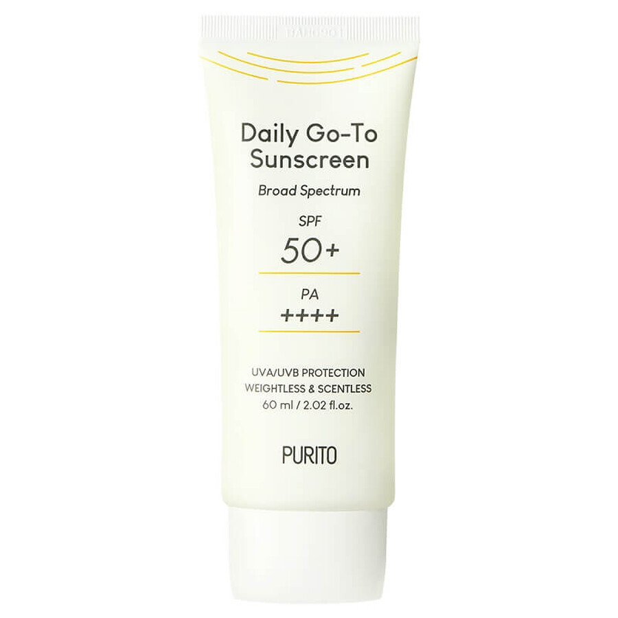 Dagelijkse Go To zonbeschermingscrème SPF 50, 60 ml, Purito