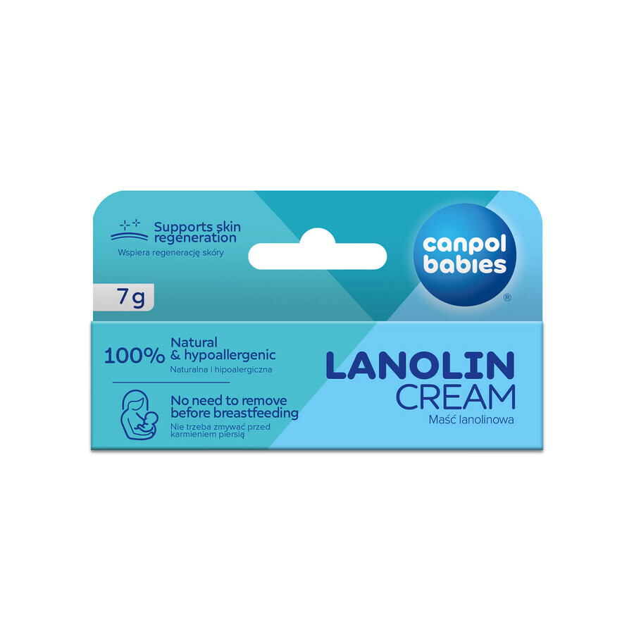 Canpol Babies, Lanolin-Salbe für Brustwarzen, 7 g