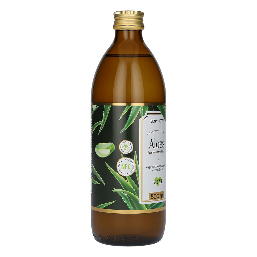 SEMA Herba Aloe, Blattsaft, 500 ml