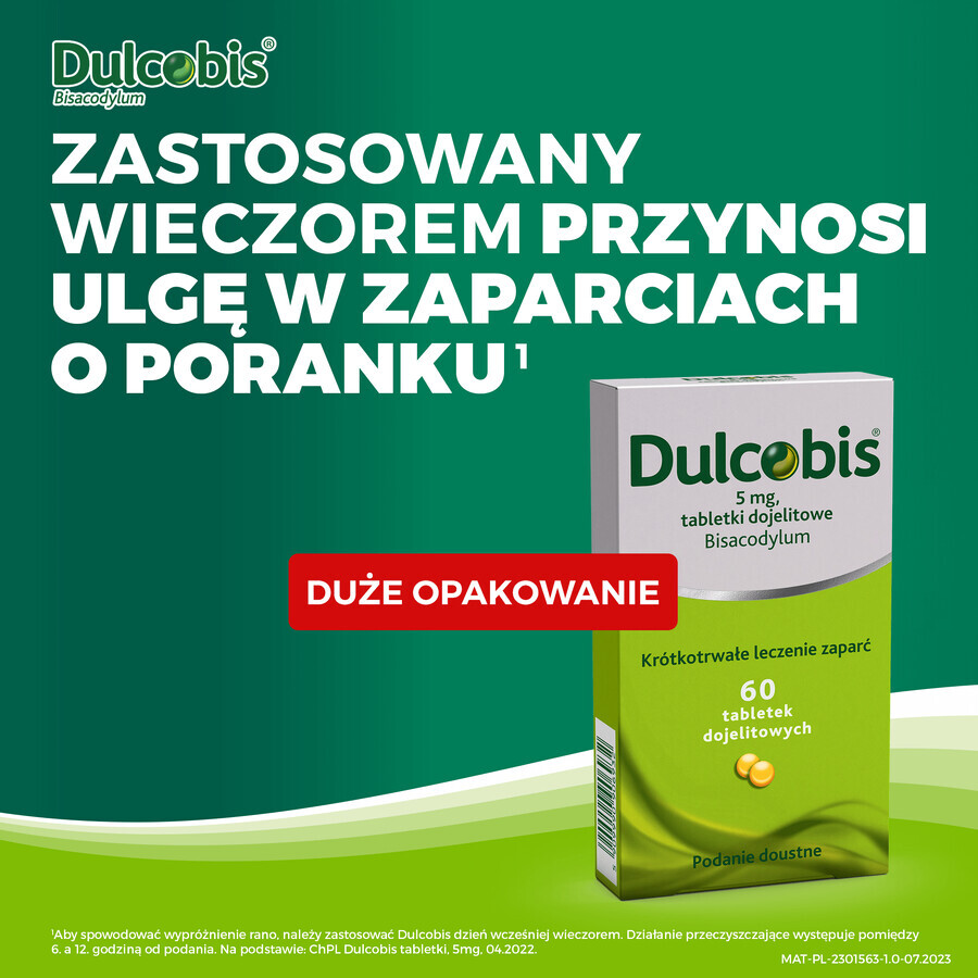 Dulcobis 5 mg, 60 comprimate enterale