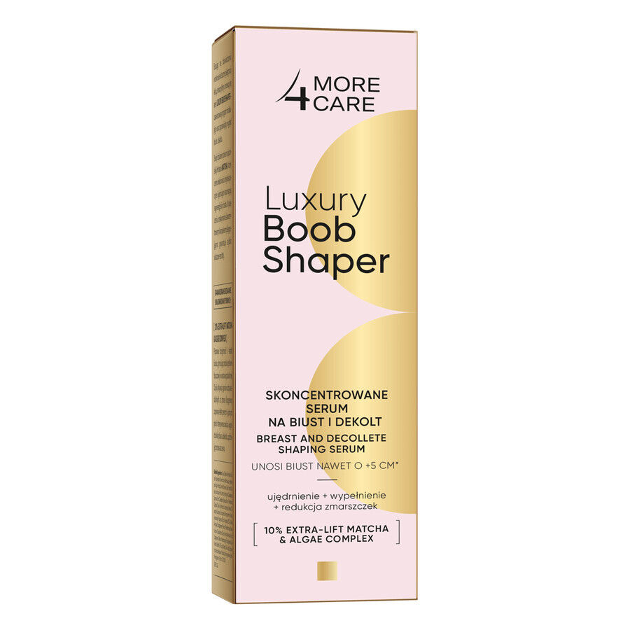 More4Care Luxury Boob Shaper, siero concentrato per seno e décolleté, 100 ml