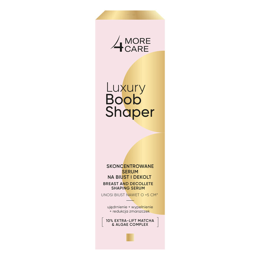 More4Care Luxury Boob Shaper, siero concentrato per seno e décolleté, 100 ml