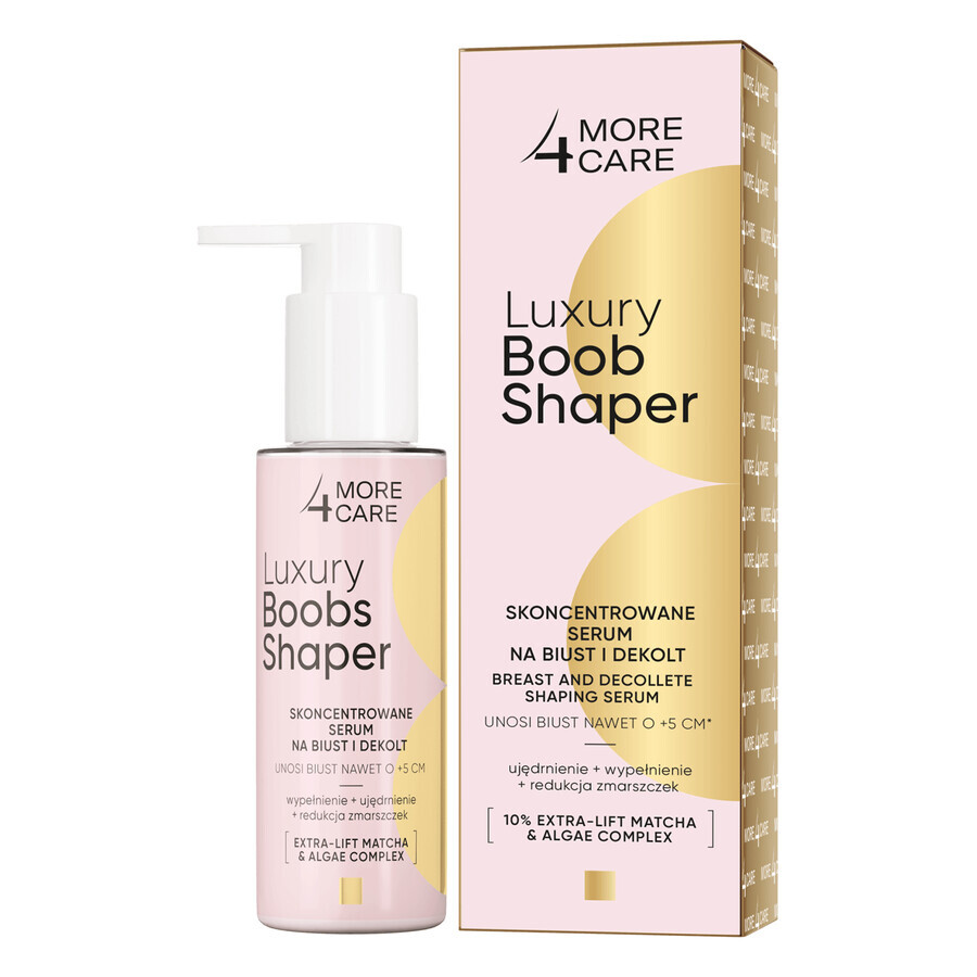 More4Care Luxury Boob Shaper, siero concentrato per seno e décolleté, 100 ml