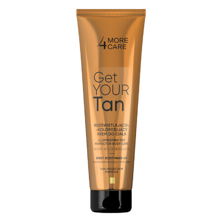 More4Care Get Your Tan, brightening coloring cream for the body, 100 ml