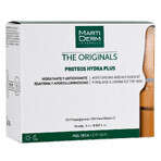 MartiDerm The Originals Proteos Hydra Plus, ser hidratant cu antioxidanți, piele uscată, 2 ml x 10 fiole