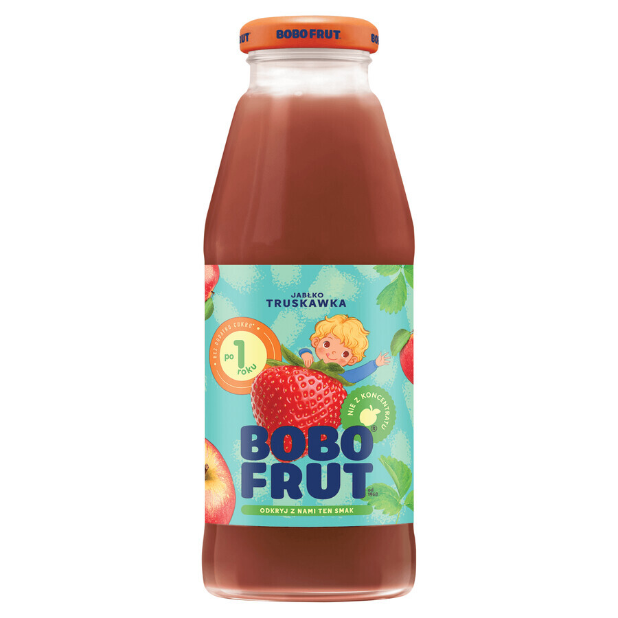 Bobo Frut Fruit nectar, apples, strawberries, after 12 months, 300 ml