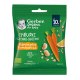 Gerber Organic chipsuri de grâu și ovăz, morcov, portocaliu, după 10 luni, 7 g