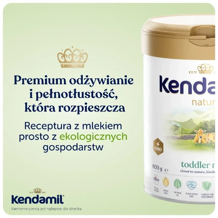 Kendamil Bio Nature 3 HMO+, baby milk, after 10 months, 800 g