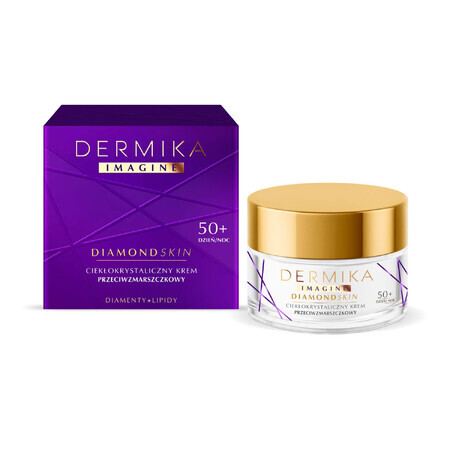 Dermika Imagine Diamond Skin 50+, warme kristalline Anti-Falten-Creme, 50 ml