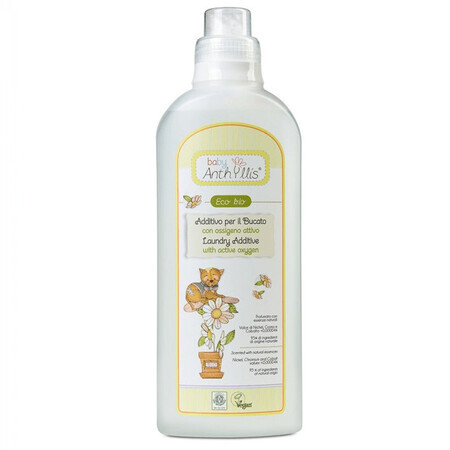 Baby Anthyllis, demachiant natural pentru rufe cu oxigen activ, 1 L