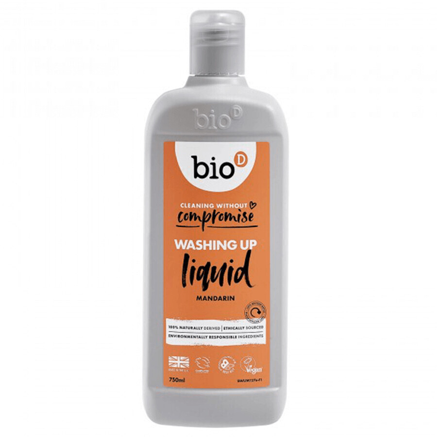 Bio-D, konzentriertes Geschirrspülmittel, Mandarine, 750 ml