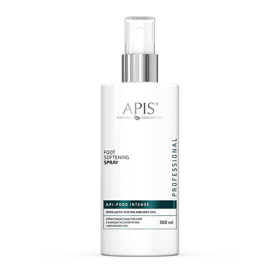 Apis Api-Podo Intense, spray ammorbidente per piedi con acido lattico 10% e urea 30%, 300 ml