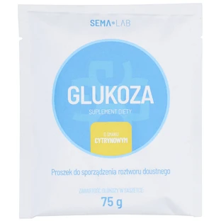 SEMA Lab Glukoza, proszek do sporządzania roztworu doustnego, smak cytrynowy, 75,9 g