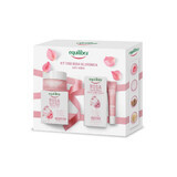 Equilibra Rosa set, face cream with roses, 50 ml + eye cream, 15 ml