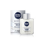 Nivea Men Silver Control kit, aftershave balsem, antibacterieel, 100 ml + roll-on antitranspirant, 48h, 50 ml + 3-in-1 douchegel voor gezicht, lichaam en haar, 250 ml