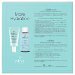 Kit Miya More Hydration, crème hydratante légère, 40 ml + tonique hydratant, 150 ml