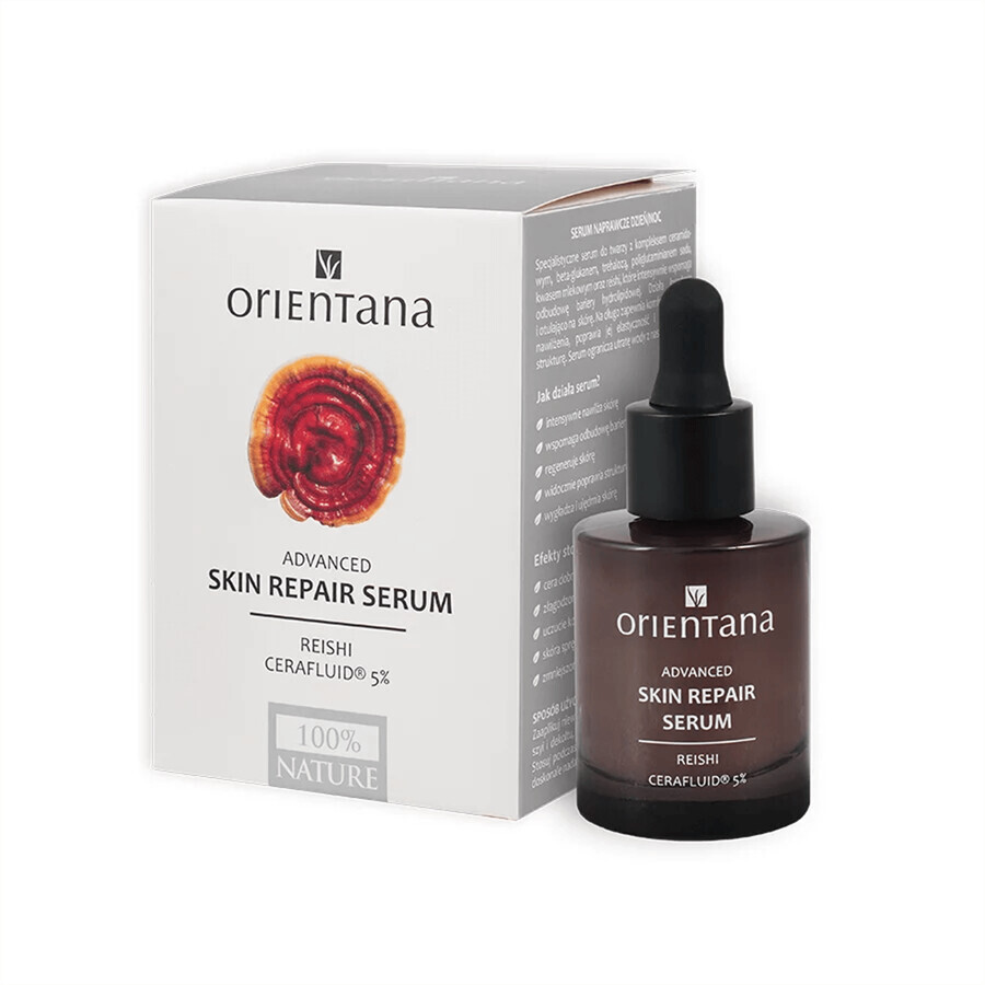 Orientana Strong Skin&amp; Spirit set, serum with reishi and retinol, 30 ml + serum with reishi and ceramides, 30 ml + perfume pendant, Bombay Spirit