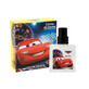 Corine De Farme Disney Cars Set, Eau de Toilette, 50 ml + Flugscheibe, 1 St&#252;ck + Lesezeichen zum Ausschneiden, 1 St&#252;ck