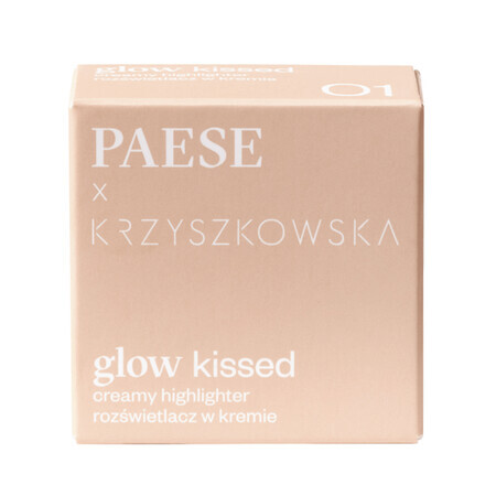 Paese x Krzyszkowska Glow Kissed, highlighter în cremă, 01, 4 g