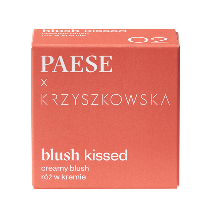 Paese x Krzyszkowska Blush Kissed, fard de obraz în cremă, 02, 4 g