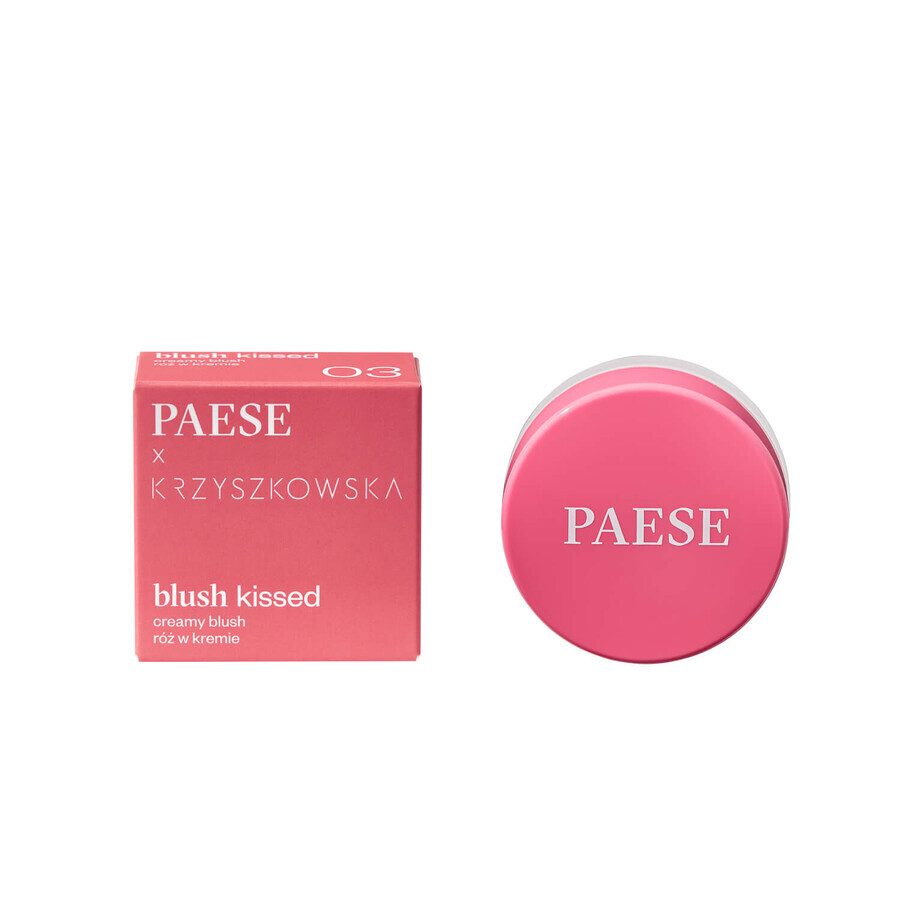 Paese x Krzyszkowska Blush Kissed, blush en crème, 03, 4 g