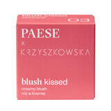 Paese x Krzyszkowska Blush Kissed, blush en crème, 03, 4 g