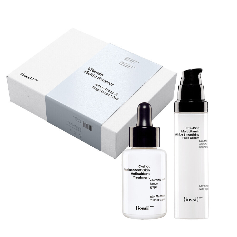 Set Iossi Pro Vitamin Fields Forever Smoothing &amp; Brightening, face cream, 50ml + face serum, 30ml