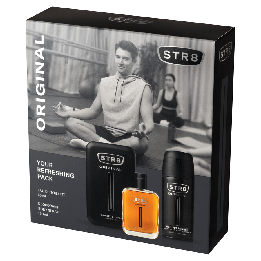 STR8 Original-Set, Eau de Toilette, 50 ml + Deo-Spray, 150 ml