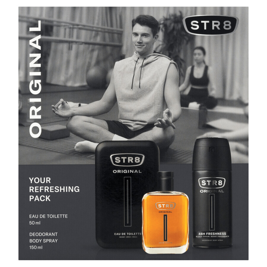 STR8 Original-Set, Eau de Toilette, 50 ml + Deo-Spray, 150 ml