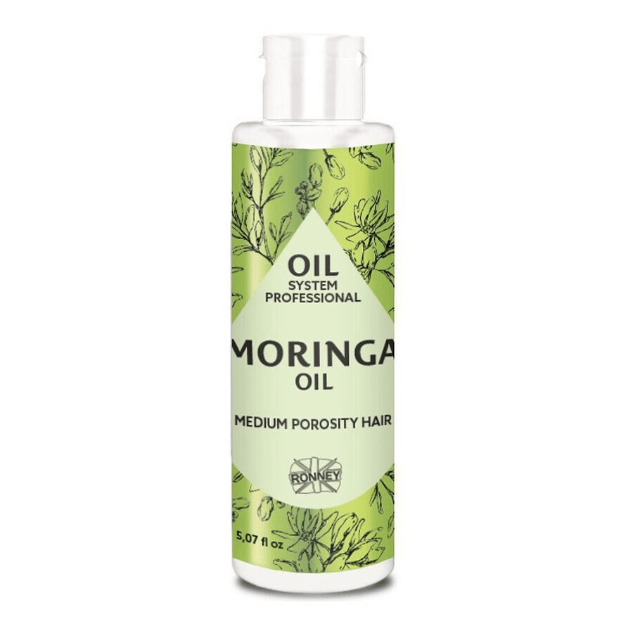 Ronney Professional Oil System medium porositeit haar, olie voor medium porositeit haar met moringa olie, 150 ml