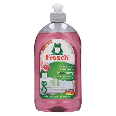 Frosch, concentrated for washing dishes, raspberry, 500 ml